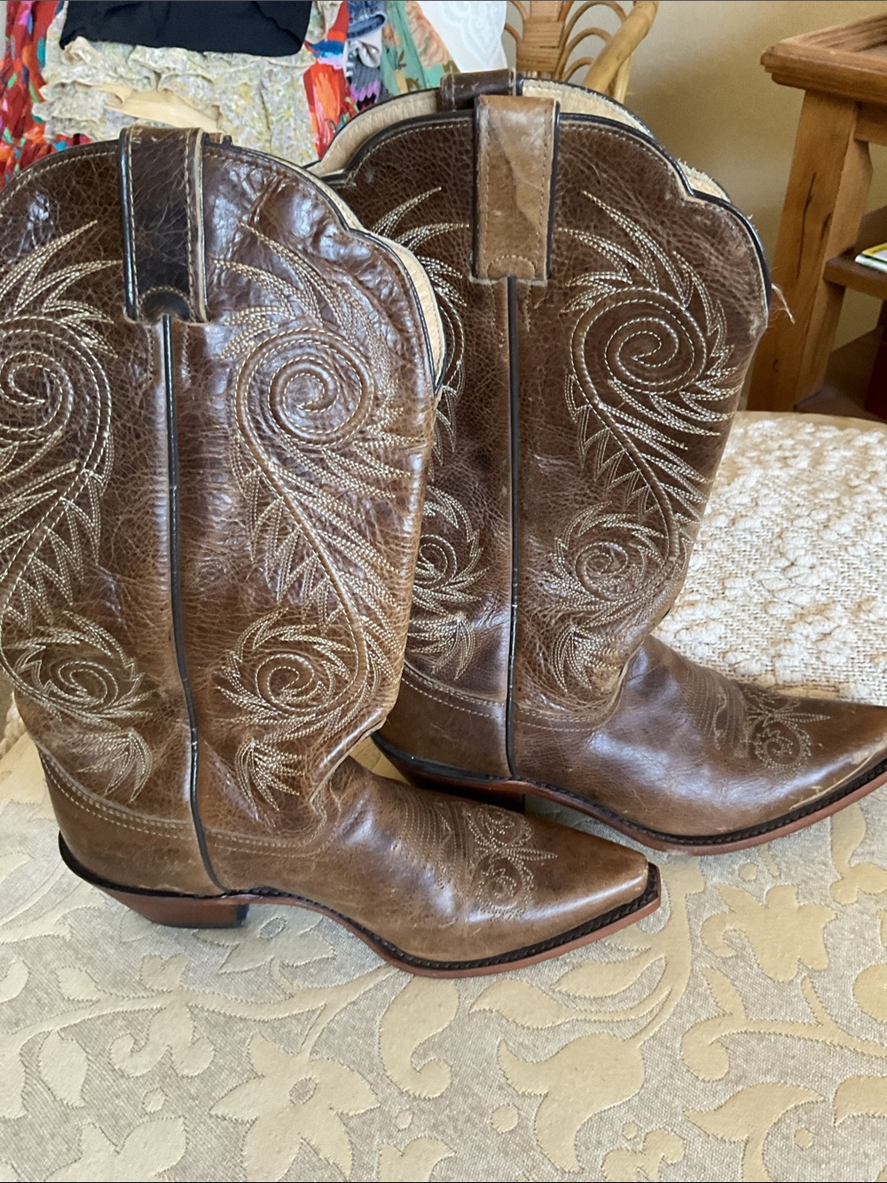 Justin Women's Tan Damiana Boot- L4332 GUC - Picture 11 of 12